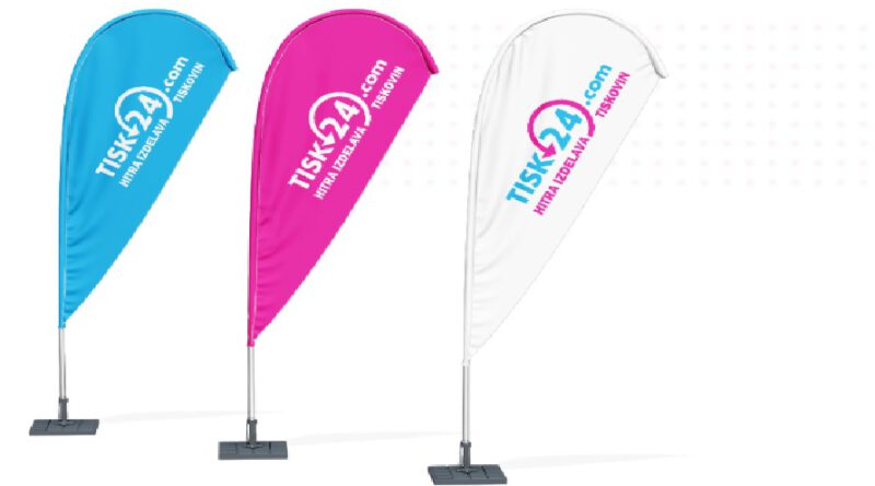 Beach flag kot nepogrešljiv marketinški pripomoček beach flag